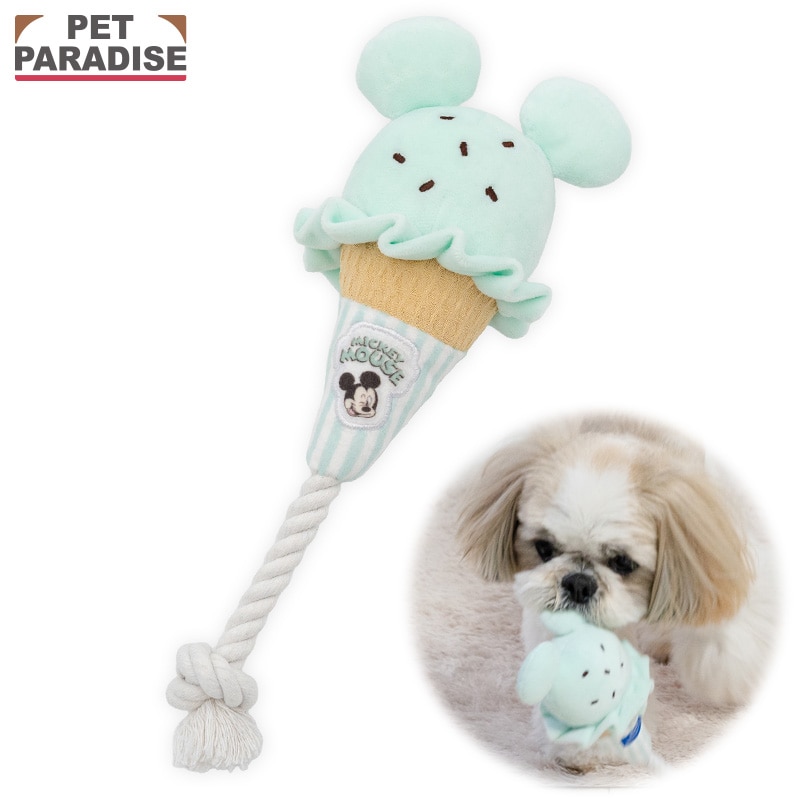 ペットパラダイス ディズニー ミッキーマウス 犬 おもちゃ 犬おもちゃ アイス トイ 犬用おもちゃ ペット 噛む 音 鳴る 音が鳴る ペットトイ 玩具 TOY かわいい おもしろ