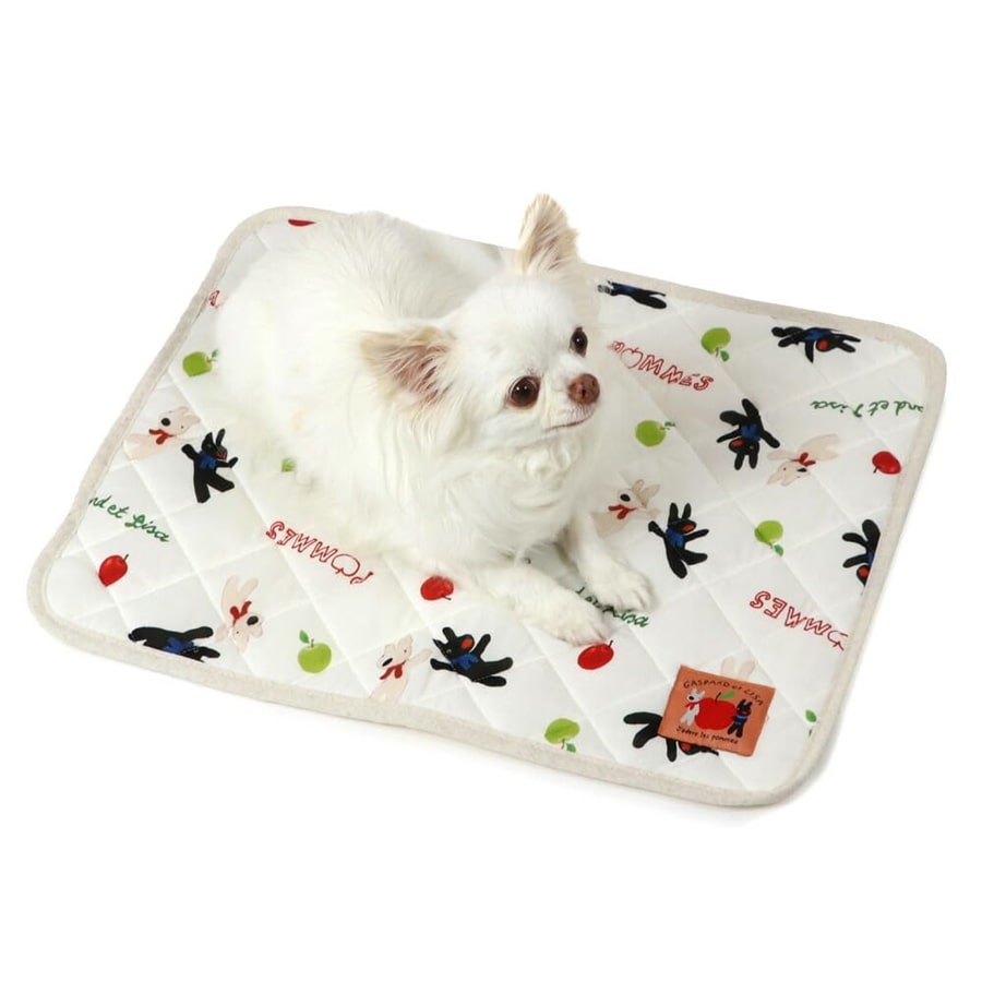 ペットパラダイス 犬 クール マット 夏 リンゴ柄 クールマット リサとガスパール 四角 超小型犬 寝具