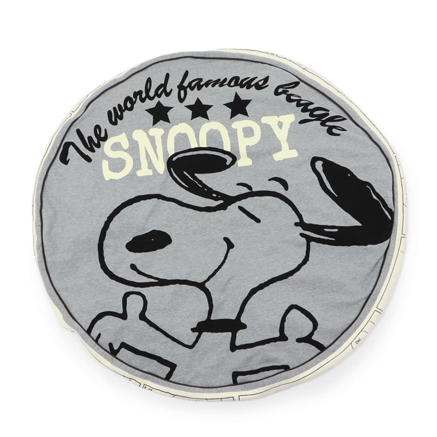 ペットパラダイス 犬 スヌーピー 丸型 クッション用 替えカバー 寝具 (ハッピーダンス柄) (90cmの丸型クッションに対応)(ペットパラダイス国内直営店72店舗展開 2025/10/1時点) 998-56127
