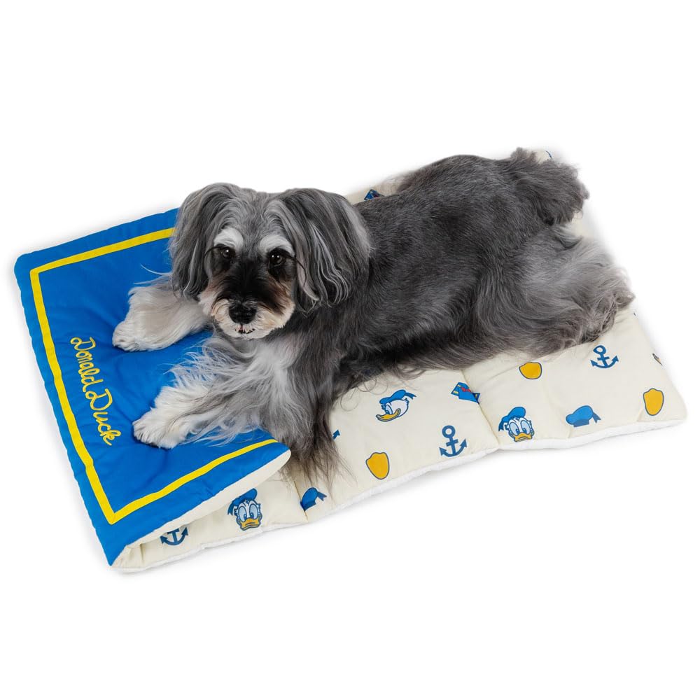 ペットパラダイス 犬 ペット クッション 夏用 クール ディズニー ロール マット ドナルド ブルー 小型犬 寝具