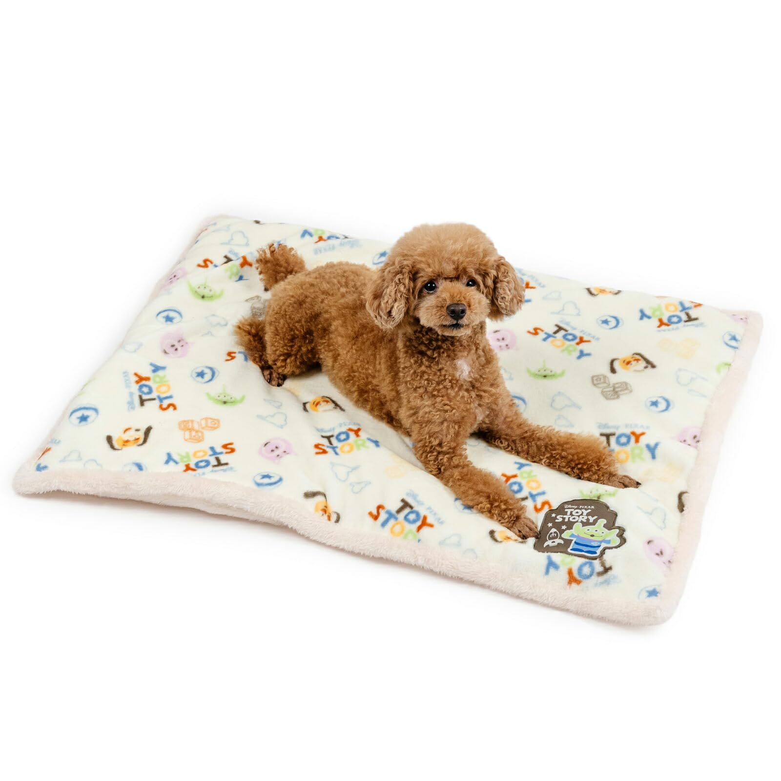 ペットパラダイス 犬 マット 冬用 ディズニー 総柄 ボア トイ・ストーリー 遠赤外線 (80×60cm) 寝具