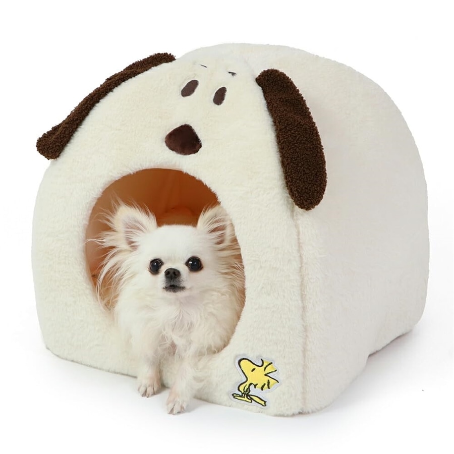 ペットパラダイス スヌーピー 犬 ベッド ドーム ドーム型ベッド ドーム型ハウス 家 ペットハウス 犬 猫 スヌーピー グッズ ( 顔 ハウス 小 約43×43×41cm ペットパラダイス国内直営店72店舗展開 2025/10/1時点)758-33811