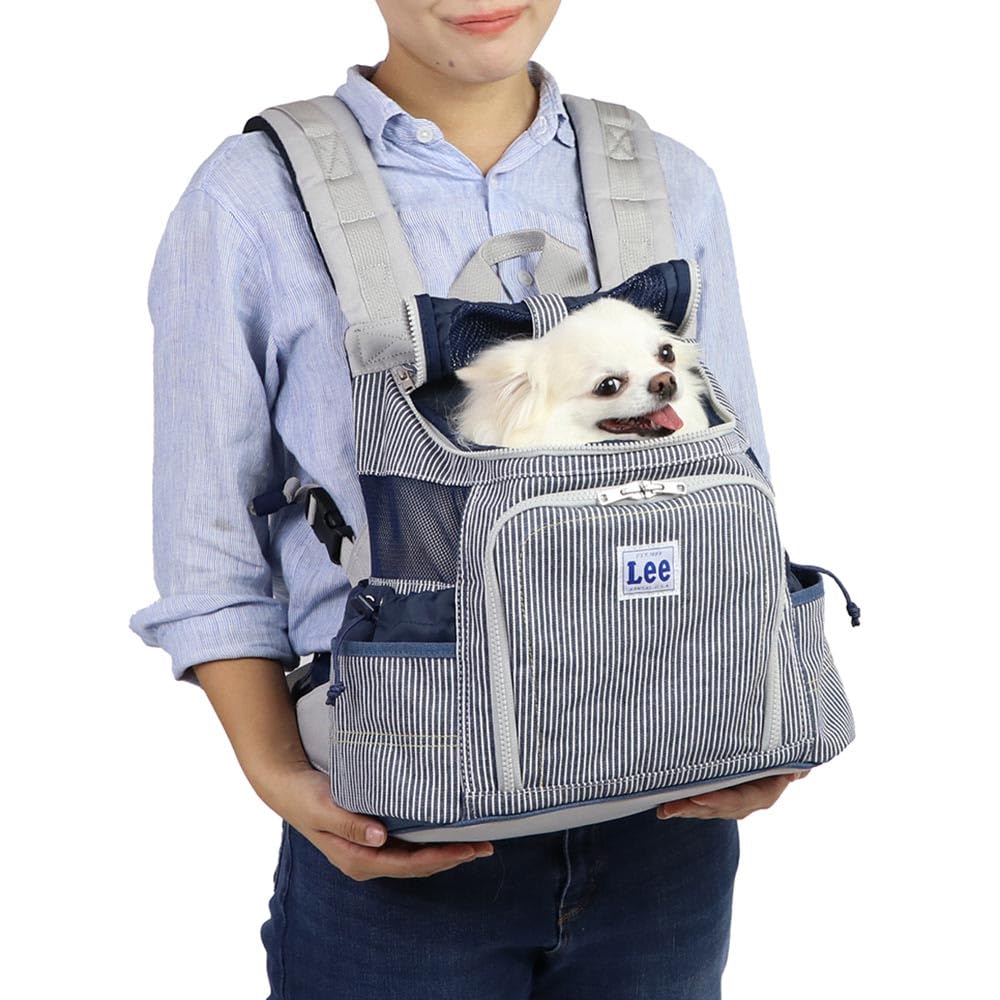 ペットパラダイス 犬 キャリー Lee リー ヒッコリー 灰色 抱っこ バッグ 超小型犬