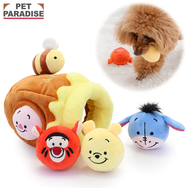 ペットパラダイス ディズニー くまのプーさん 犬 おもちゃ 犬おもちゃ ハニーポット トイ 犬用おもちゃ ペット ボール 噛む 音 鳴る 音が鳴る オモチャ ペットトイ 玩具 TOY かわいい おもしろ
