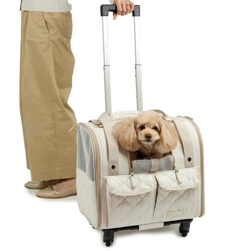 ペットパラダイス ペットバッグ 犬 キャリーバッグ キャスター 付き 折り畳み キャリー