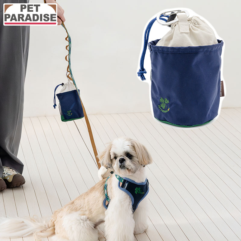 ペットパラダイス 犬 バッグ 紺 マナーポーチ バッグ? 猫 散歩用品 エチケットポーチ うんちポーチ