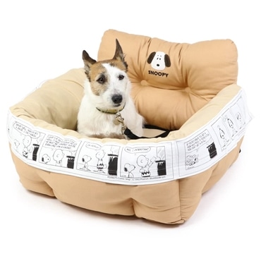 ペットパラダイス 犬 ドライブ ドライブカドラー スヌーピー (小型犬 多頭用)ドライブベッド ドライブキャリー フェイス | 998-55433