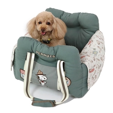 ペットパラダイス 犬 ドライブ ベッド スヌーピー ビーグルスカウト 50周年 ドライブボックス SNBSドライブキャリ 998-56179