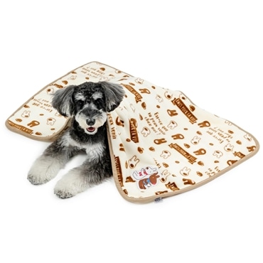 ペットパラダイス リサとガスパール 犬 寝具 毛布 冬用 カフェ柄 ブランケット 保温 暖かい 防寒 かわいい あったか (国内直営店72店舗展開2025/10/1時点)
