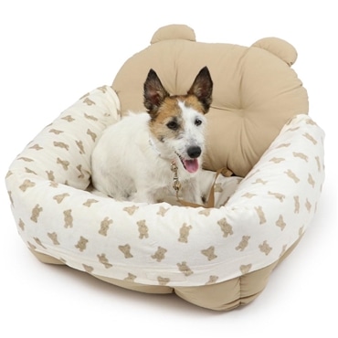 ペットパラダイス 犬 ドライブベッド ドライブボックス 車用 洗える ベッド 寝具 ( くまちゃん ドライブ カドラー 小型犬 多頭用 ペットパラダイス国内直営店72店舗展開 2025/10/1時点)633-29783