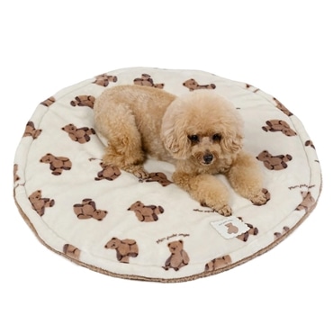ペットパラダイス 犬 マット 秋 遠赤外線 ボアマット (70cm) くま柄 小型犬 寝具
