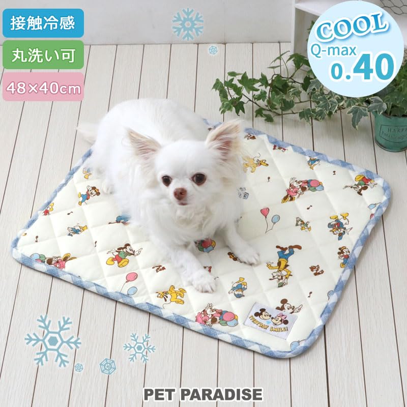ペットパラダイス 犬 クール マット 夏 ディズニー 風船柄 クールマット ミッキーマウス 四角 超小型犬 寝具