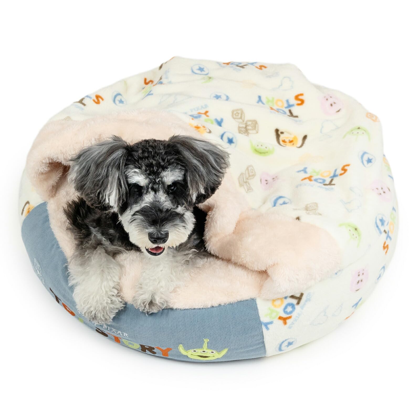 ペットパラダイス ディズニー トイ・ストーリー 犬 ベッド 冬用 遠赤外線 洗える 総柄 ボア 丸型 寝袋 60cm 遠赤 あったか ペット 冬 かわいい おしゃれ 可愛い 国内直営店72店舗展開2025/10/1時点 寝具