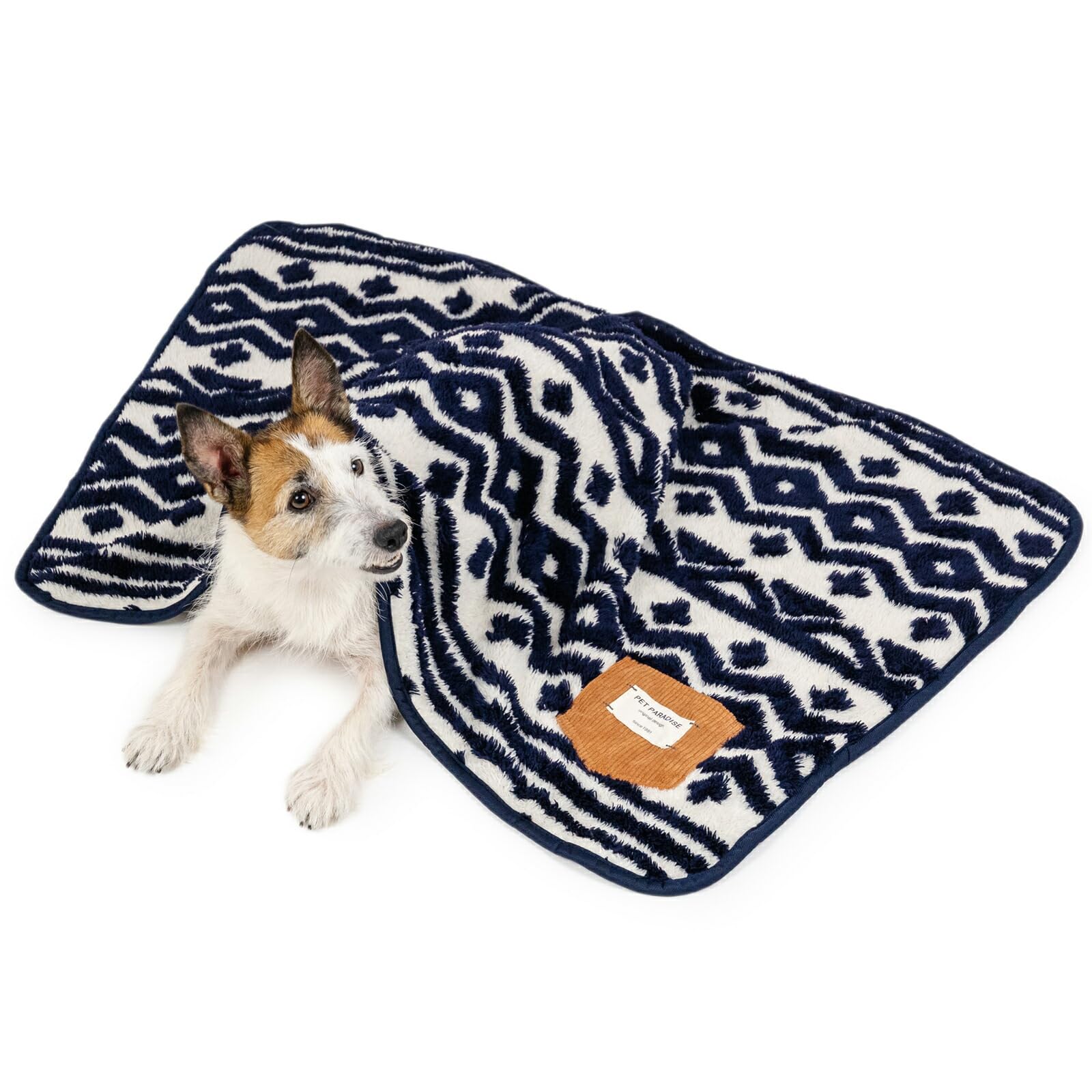 ペットパラダイス 犬 ペット用 毛布 冬用 寝具 ブランケット カントリー柄 マット 保温 暖かい 防寒 あったか