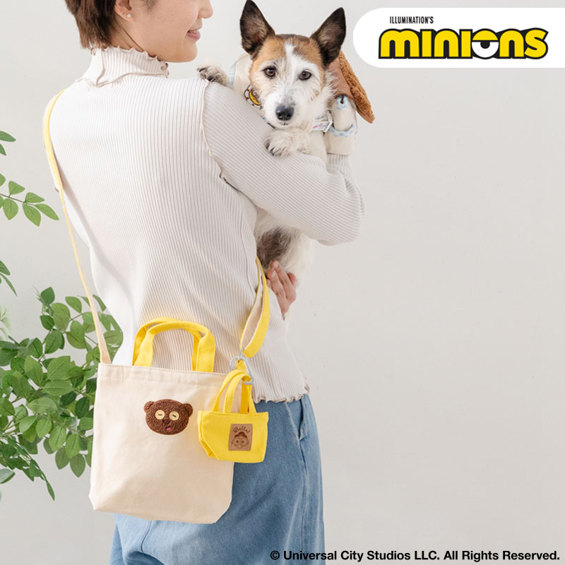 ペットパラダイス ミニオン 犬 お散歩 45th お散歩バッグ お散歩バッグ? 猫 おしゃれ ショルダーバッグ 斜め掛け お散歩バック