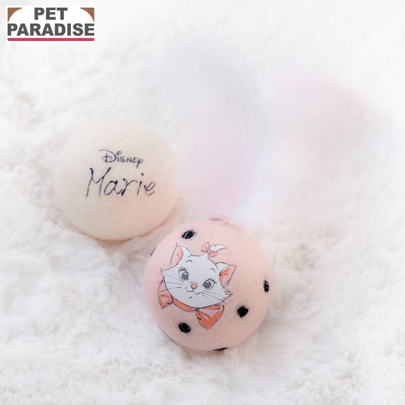 ペットパラダイス ディズニー キャット 猫 おもちゃ 猫おもちゃ ドット柄 羊毛ボール トイ 猫用おもちゃ ねこ オモチャ 玩具 おもしろ 運動不足 ストレス解消