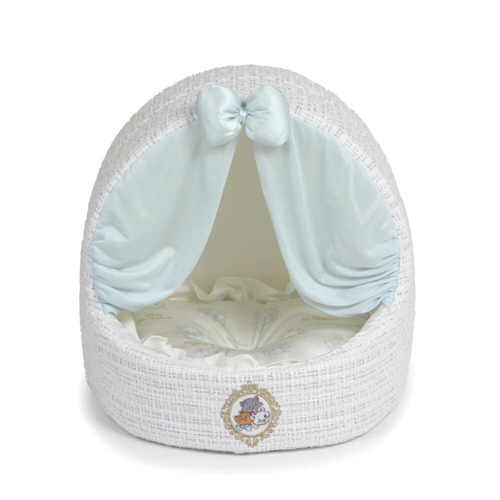 ペットパラダイス 猫 ハウス ディズニー ドーム型ベッド ベッド 寝具 おしゃれキャット マリーちゃん ３兄弟 ゆりかご カーテン クッション 付き トゥルーズ ベルリオーズ 758-34711