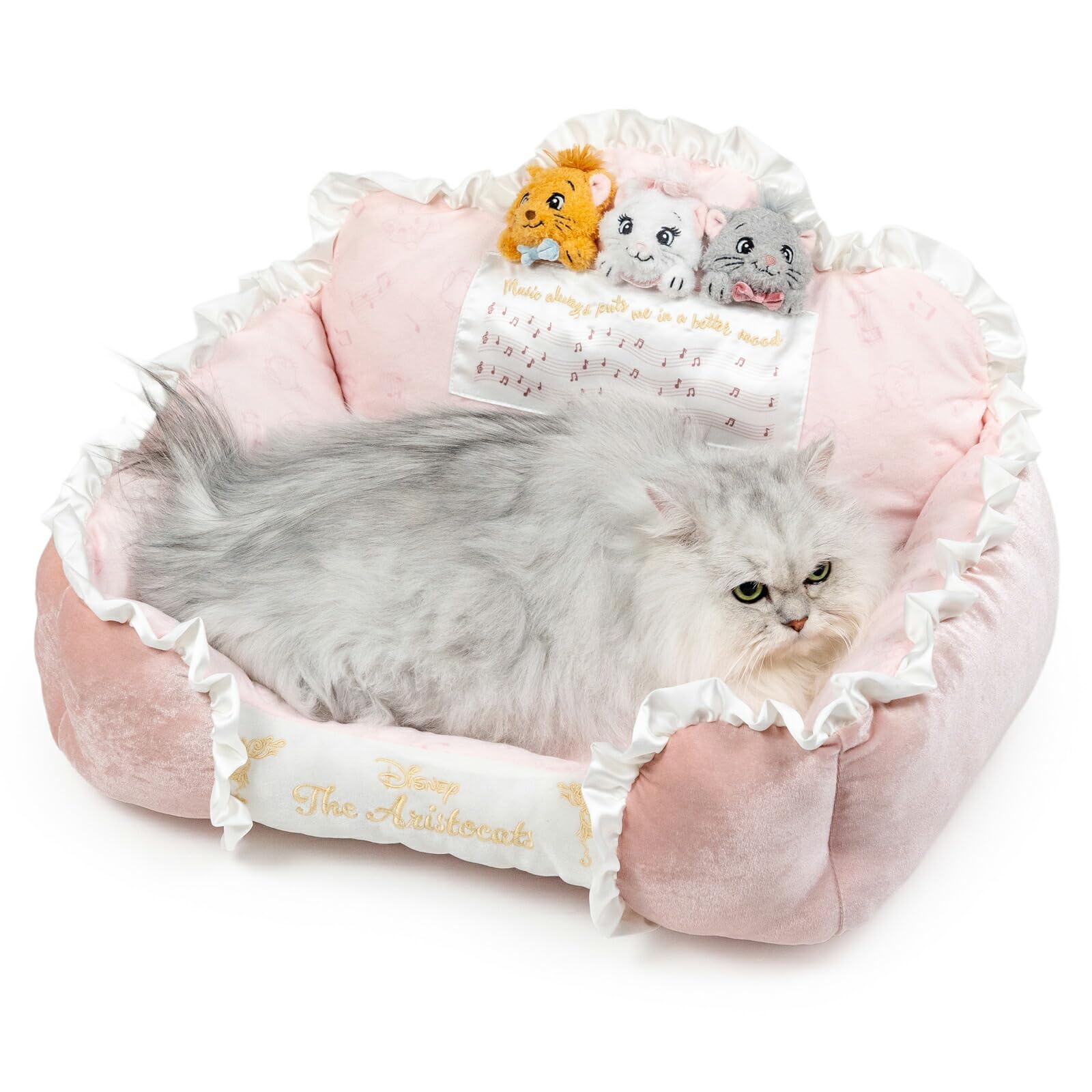 ペットパラダイス ディズニー おしゃれキャット 猫 ハウス 寝具 クッション ベッド マリーちゃん ３兄弟 ピアノカドラー ペットベッド ペットクッション トゥルーズ ベルリオーズ