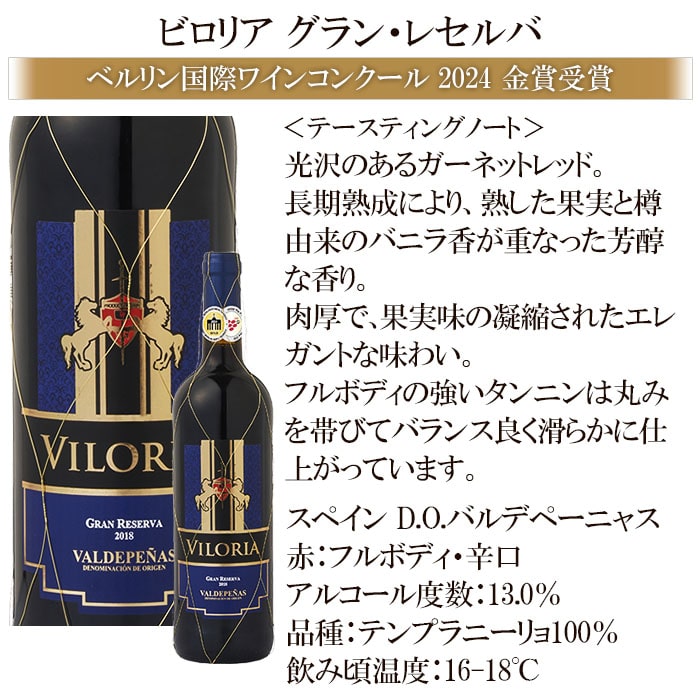 オール金賞受賞!厳選スペイン産赤ワイン12本セット