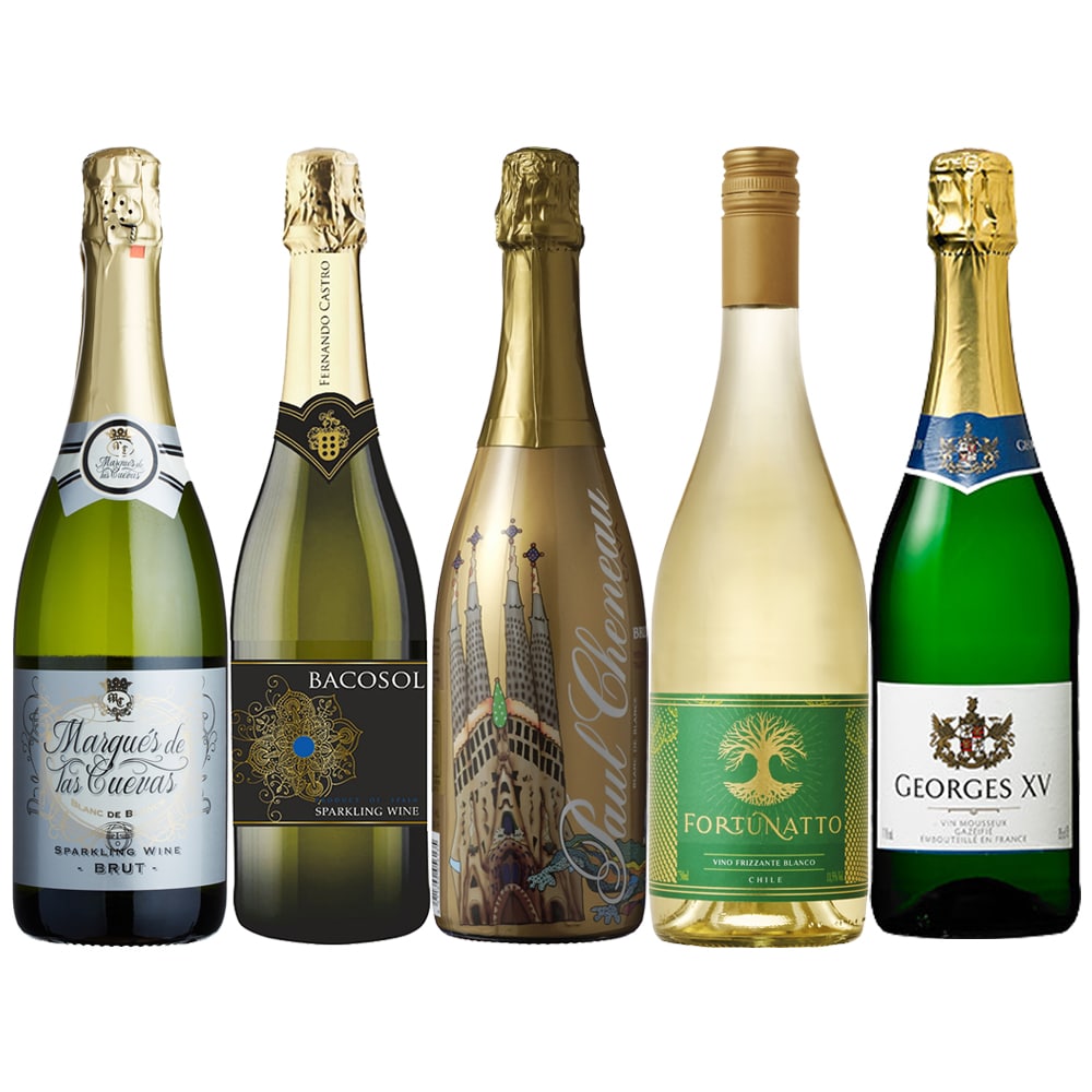 サクラアワードダブルゴールド受賞カヴァ入り！ソムリエが厳選した泡づくし5本セット