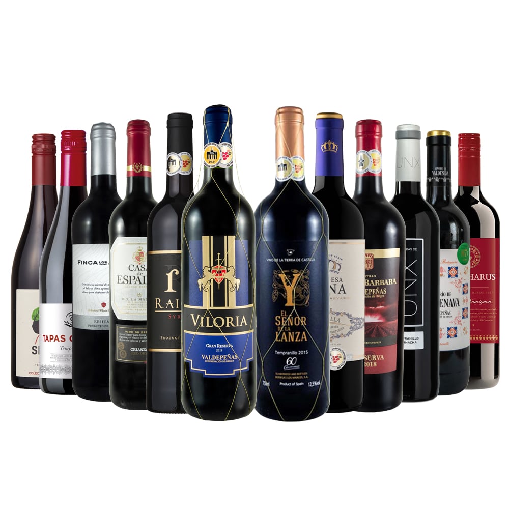 オール金賞受賞！厳選スペイン産赤ワイン１２本セット