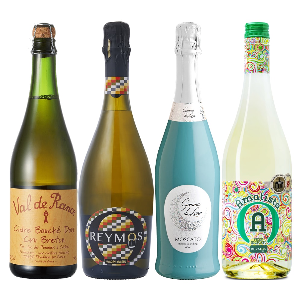 果実味溢れるシードル入り！爽やか甘口スパークリング4本セット