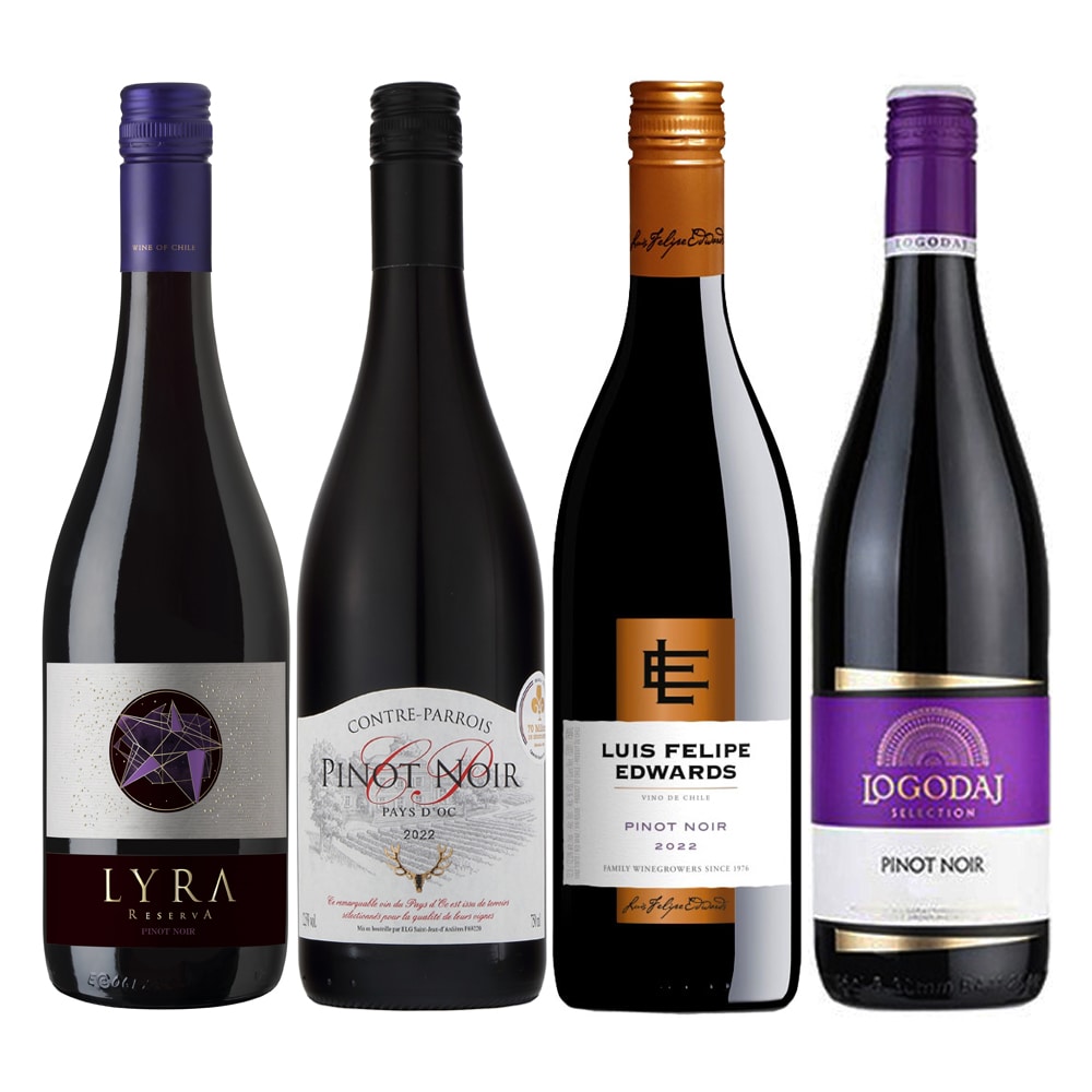 ソムリエ厳選！ピノ・ノワールづくしの飲み比べ４本セット