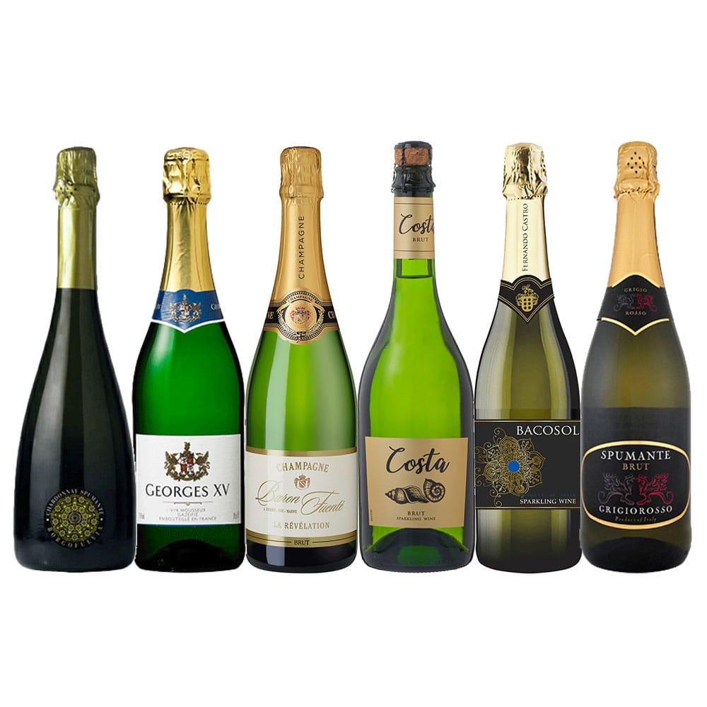 豪華シャンパン入り泡づくし６本セット