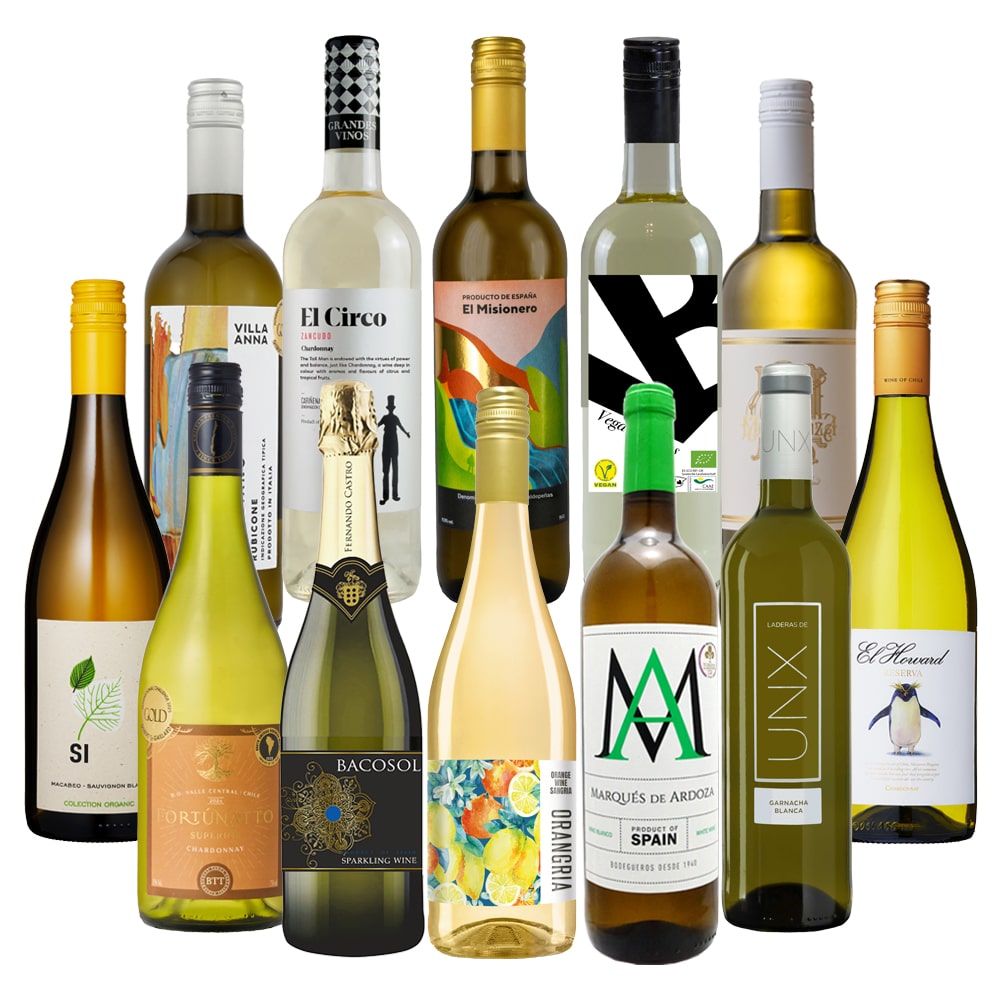 オーガニック・オレンジワインサングリア入り！厳選白泡12本セット