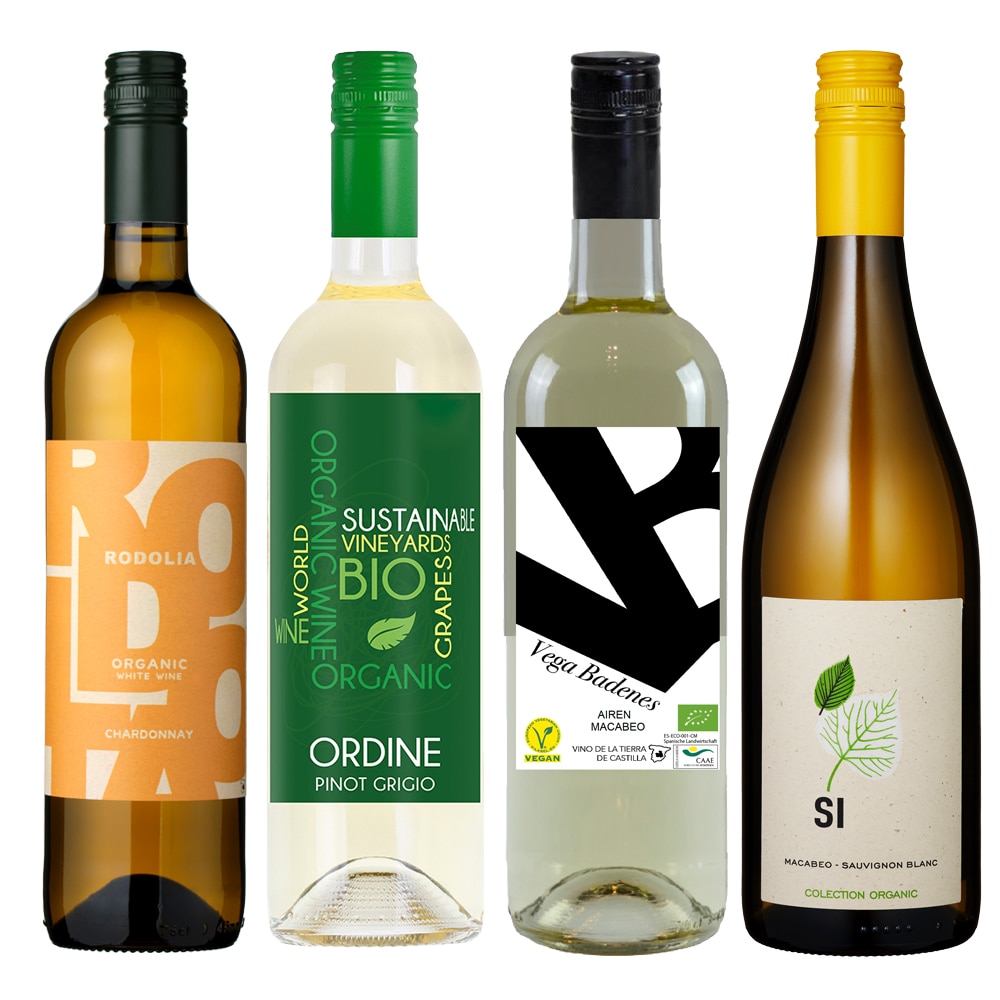 ソムリエが選ぶ！オーガニック白ワイン厳選４本セット