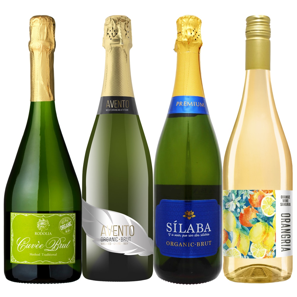ソムリエが選ぶ！オーガニック泡ワイン厳選４本セット