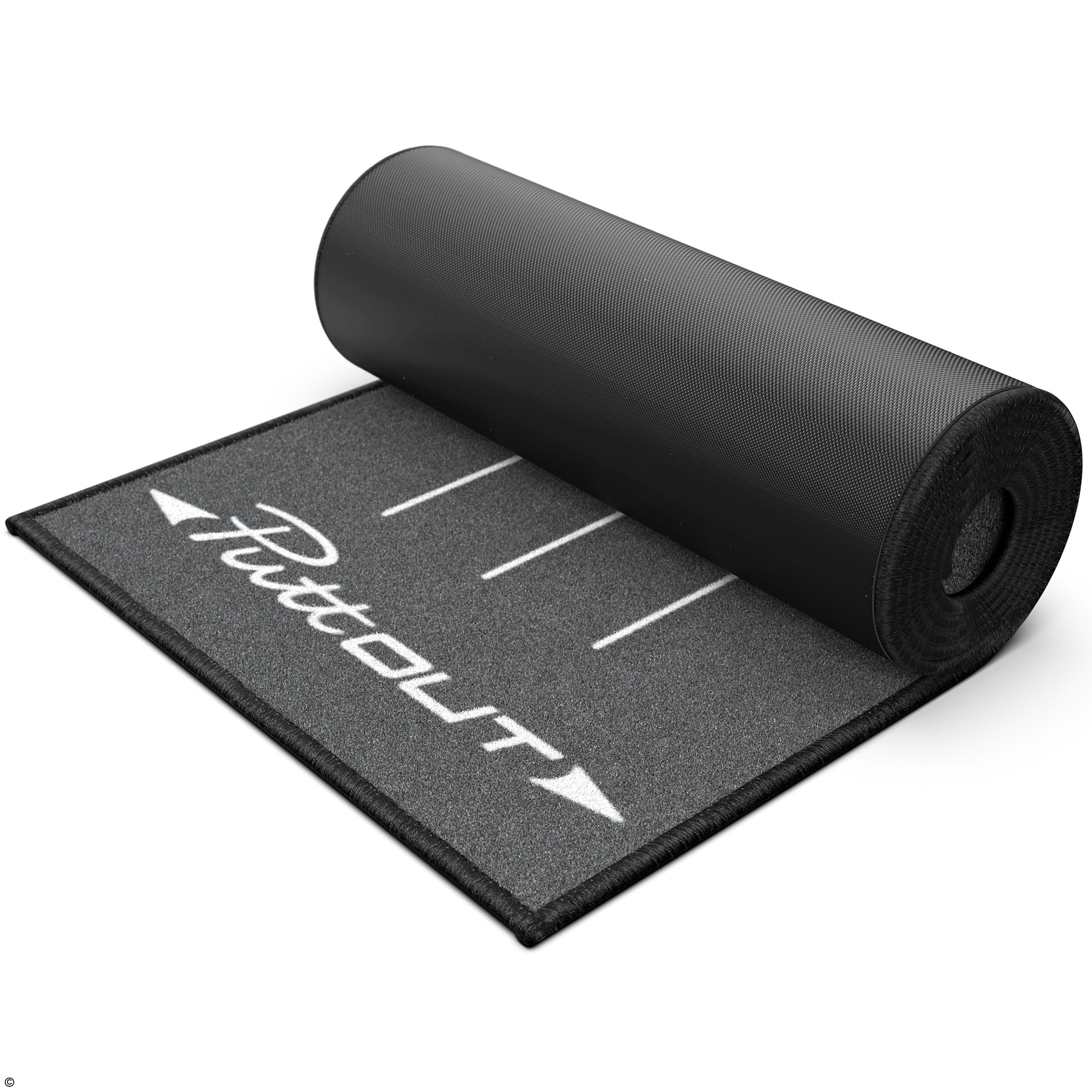 PuttOUT パットアウト パターマット スリム/ミディアム/ラージ ゴルフ ゴルフ練習 パター練習 パター練習器具 ゴルフ練習器具 ゴルフ用品 ゴルフグッズ パター パターマット パター室内練習 パッティング練習道具