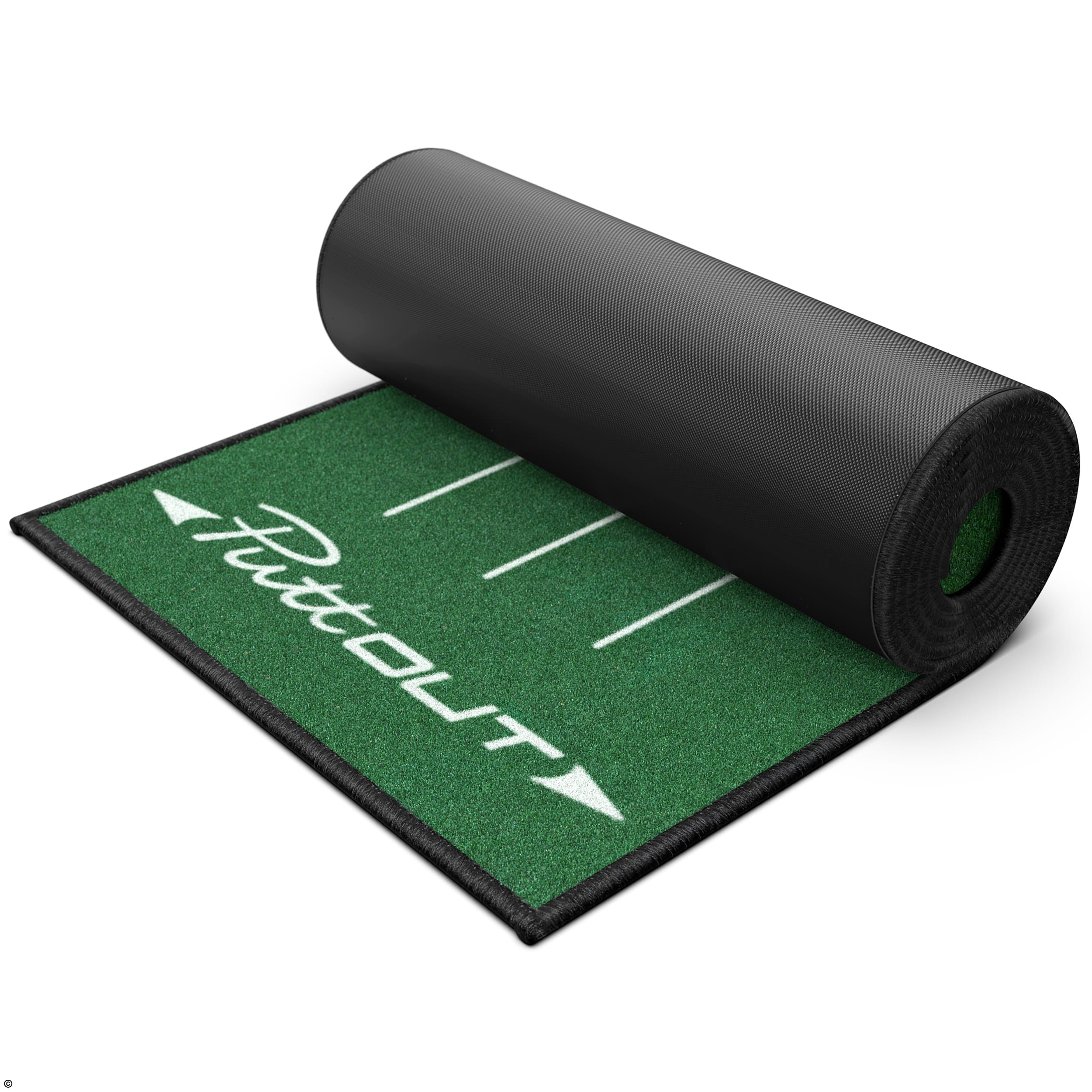 PuttOUT パットアウト パターマット スリム/ミディアム/ラージ ゴルフ ゴルフ練習 パター練習 パター練習器具 ゴルフ練習器具 ゴルフ用品 ゴルフグッズ パター パターマット パター室内練習 パッティング練習道具