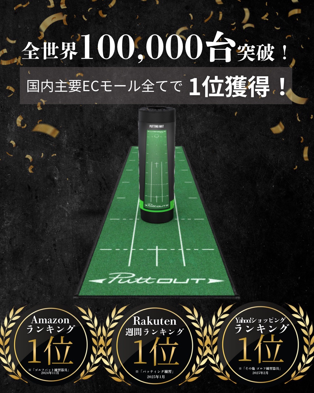 主要ECモール1位獲得