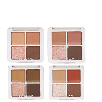 ［エコ得！］プチポケットアイシャドウパレット4種4個