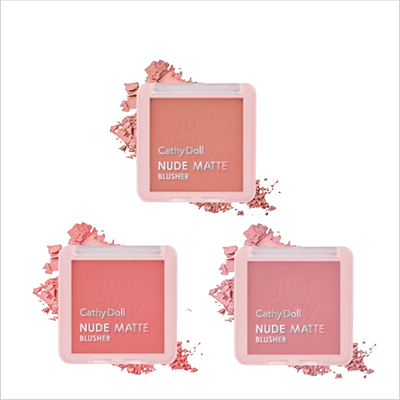 ［エコ得！］Cathy Doll キャシードール ヌードマットブラッシャー3種3個 Aセット