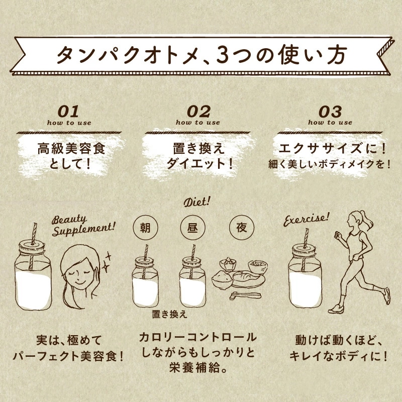 【送料無料】タンパクオトメ 【ソイ・アソート】15食セット 分包タイプ(3種×各5包)女性専用プロテイン【宅配便】不足しがちなタンパク質と美容成分を配合 プロテインフード タマチャンショップ ソイ・アソート