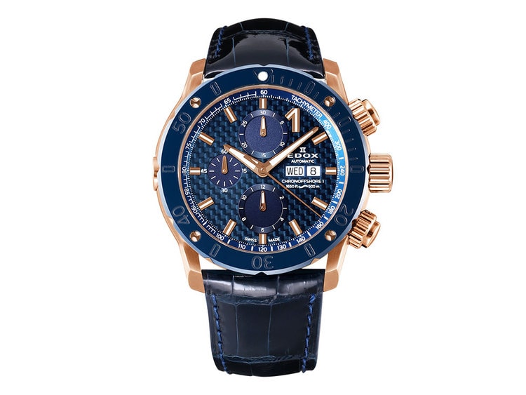 EDOX エドックス 腕時計　01122-37RBU3-BUIR3-L